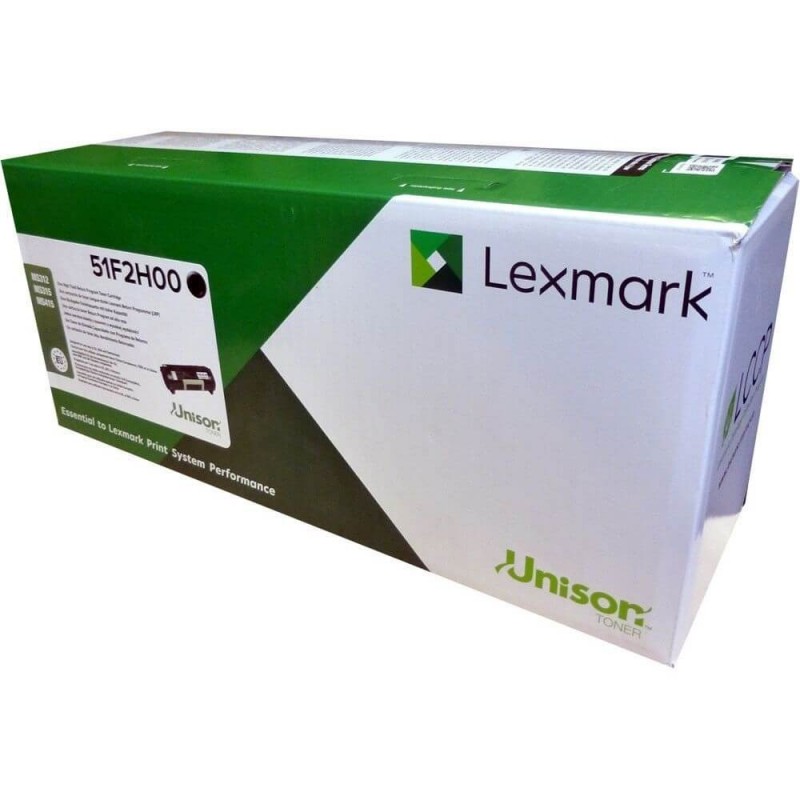 Toner Originale Lexmark 51F2H00 512HE Bk Nero 5000 pagine