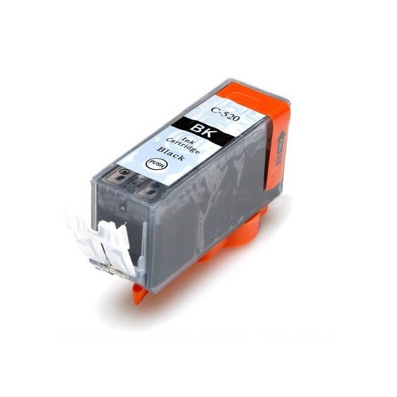 Cartuccia Compatibile Canon PGI-520BK Bk Nero Con Chip No Oem