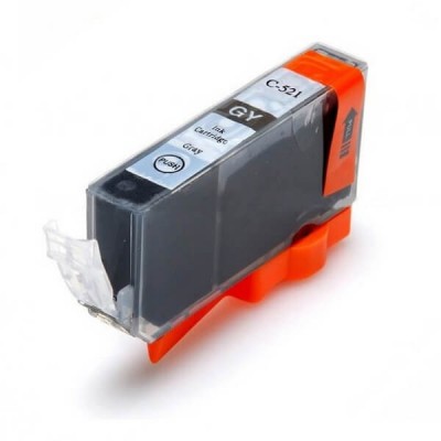 Cartuccia Compatibile Canon CLI-521GY GY Grey Grigio Con Chip No Oem