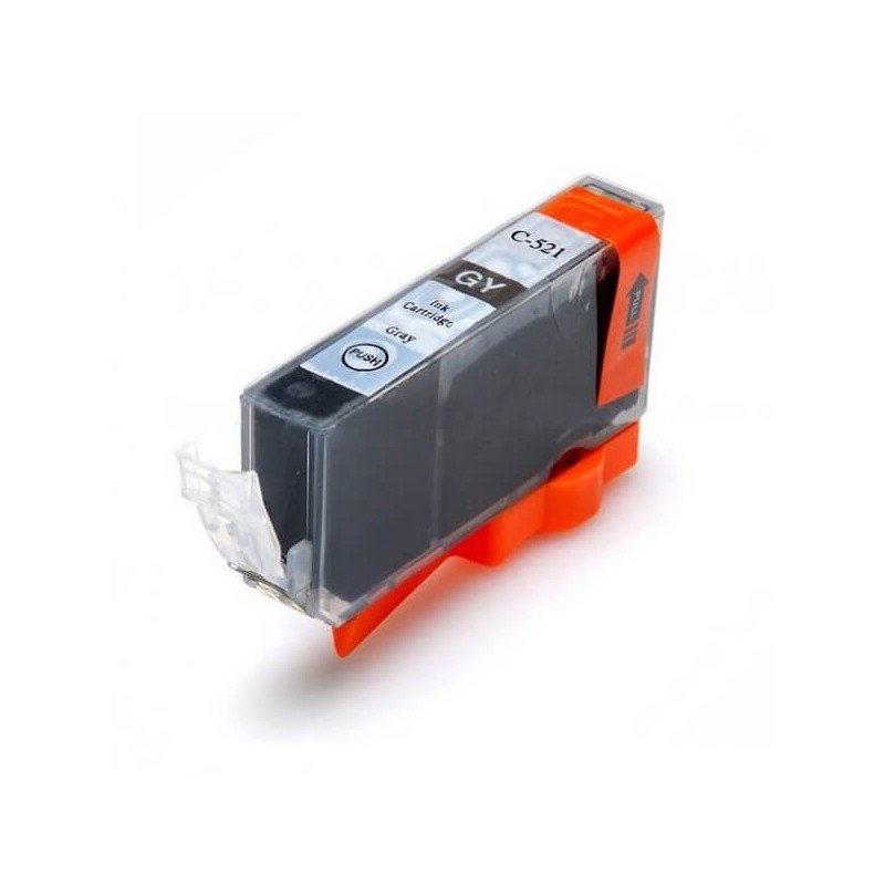 Cartuccia Compatibile Canon CLI-521GY GY Grey Grigio Con Chip No Oem