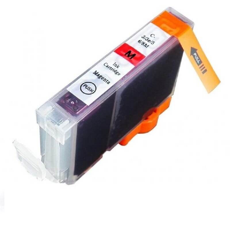 Cartuccia Compatibile Canon BCI-3eM BCI-5M BCI-6M M Magenta No Chip No Oem