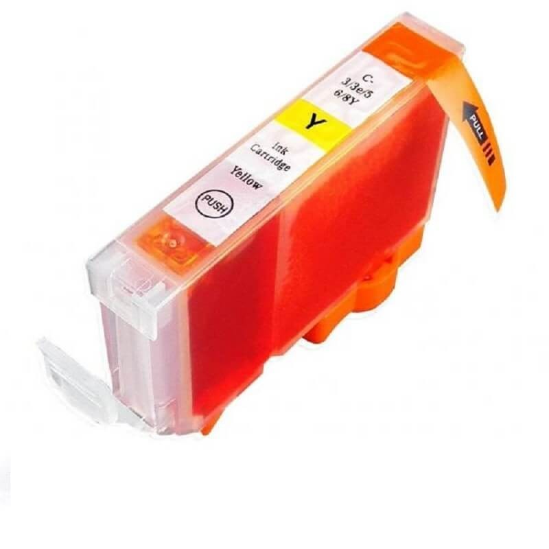 Cartuccia Compatibile Canon BCI-3eY BCI-5Y BCI-6Y Y Yellow No Chip No Oem