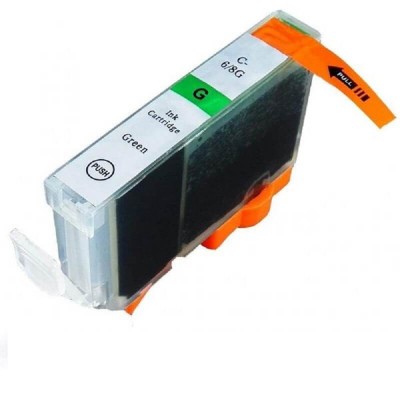 Cartuccia Compatibile Canon BCI-6G Green Verde No Chip No Oem