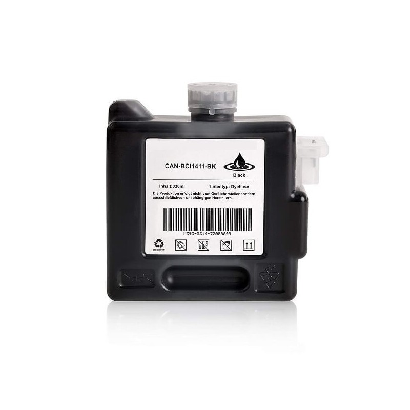 Cartuccia Compatibile Canon BCI-1411BK 7574A001 Bk Nero 330ml No Oem