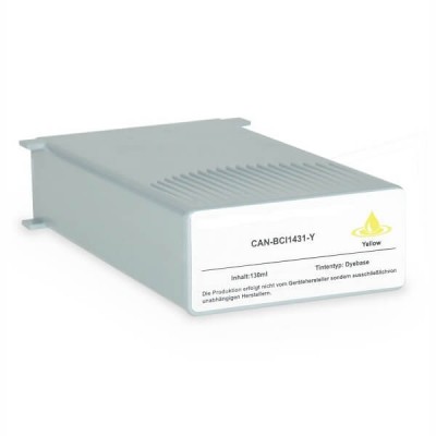 Cartuccia Compatibile Canon BCI-1431Y 8972A001 Y Yellow 130ml No Oem