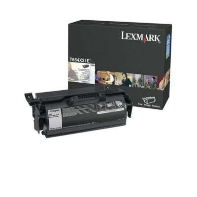Toner Originale Lexmark T654X31E 0T654X31E Bk Nero 36000 Pagine