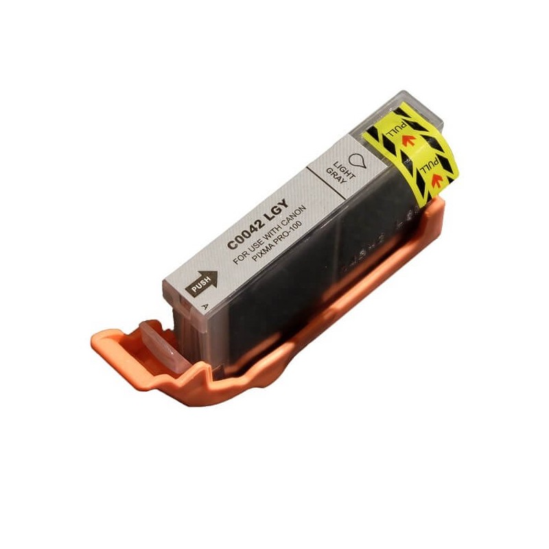 Cartuccia Compatibile Canon CLI-42GLC 6391B001 GLY Light Grey Grigio Chiaro 13ml No Oem