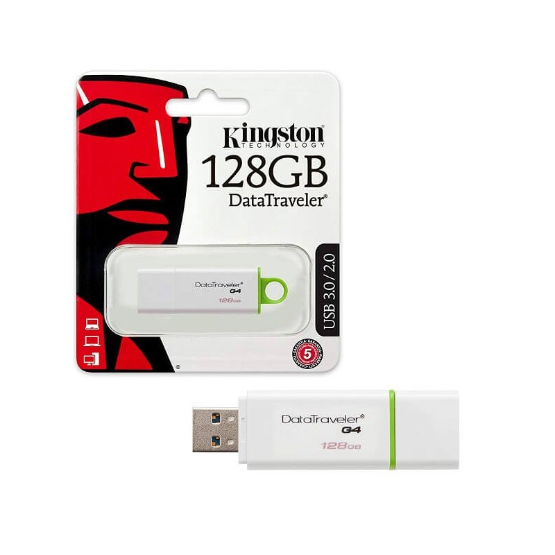 Pendrive Kingston 128Gb Usb 2.0 3.0 DTG4/128GB