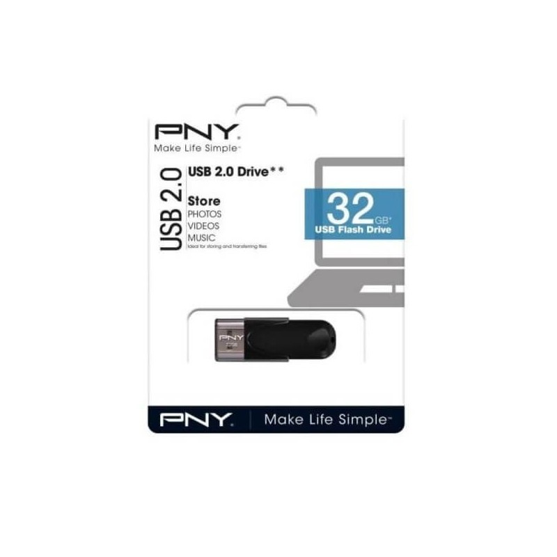 Pendrive PNY 32Gb Usb 2.0 FD32GATT4-EF 32GB