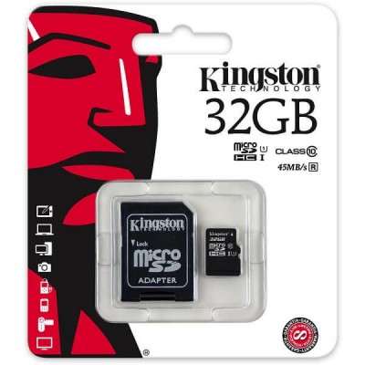 MicroSd Kingston 32Gb Classe 10 SDC10G2/32GB  