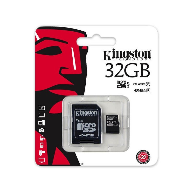MicroSd Kingston 32Gb Classe 10 SDC10G2/32GB  